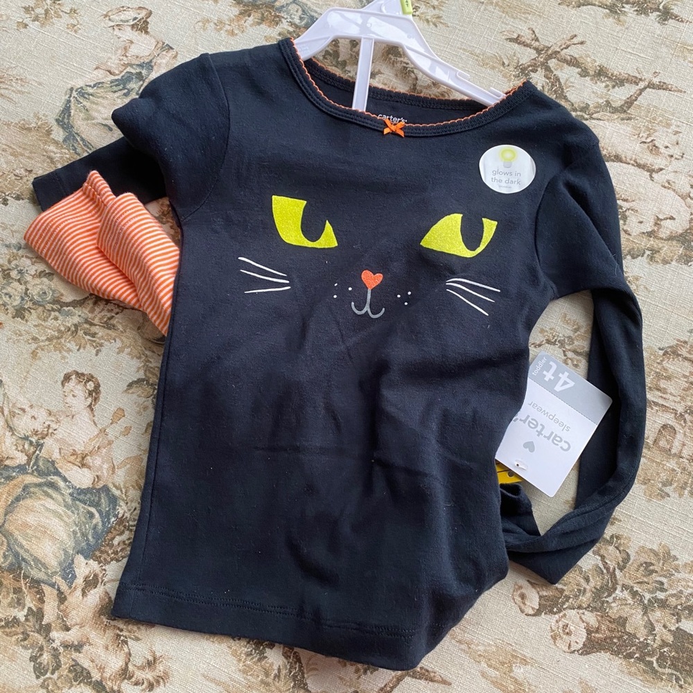 Halloween cat pajamas